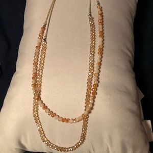 Double tiered necklace